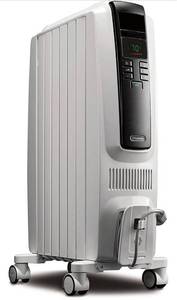 lot 3506 image: DeLonghi DeLonghi Full Room Radiant Heater, White