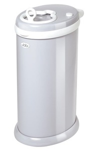 lot 3528 image: Ubbi - Diaper Pail - Gray