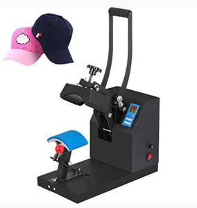 lot 3618 image: VEVOR Heat Press 6x3.75Inch Curved Element Hat Press Clamshell Design Heat Press for Hats Rigid Steel Frame No Stick Digital LCD Timer and Temperature Control (6x3.75Inch Clamshell Design)