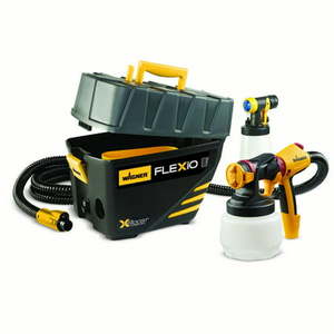 lot 3641 image: Wagner Flexio 5000 Paint Sprayer 2 Nozzles Included Turbine Base
