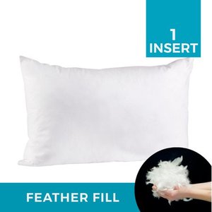 lot 4019 image: Premium Feather Replacement Cushion Insert 14 x 26