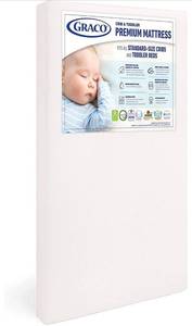 lot 4022 image: Graco Premium Foam Crib & Toddler Mattress �� GREENGUARD Gold and CertiPUR-US Certified, 100% Machine Washable, Breathable, and Water-Resistant Cover, Meets All Applicable Category Safety Standards