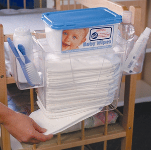 lot 4024 image: Prince Lionheart The Chaos Diaper Depot Organizer