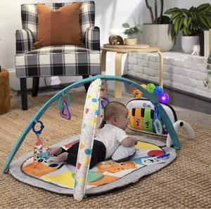 lot 4026 image: Baby Einstein 4-in-1 Kickin Tunes Music and Language Play Gym and Piano Tummy Time Activity Mat