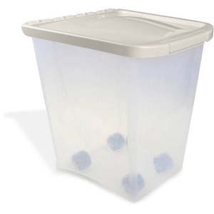 lot 4039 image: Van Ness 25 lb Dog Food Storage Container on Wheels