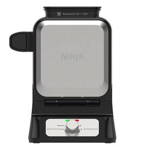 lot 4061 image: Ninja - Belgian Waffle Maker PRO NeverStick - BlackStainless Steel