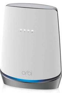 lot 4076 image: NETGEAR Orbi WiFi 6 Router with DOCSIS 3.1 Built-in Cable Modem (CBR750) �� Cable Modem Router  Covers up to 2,500 sq. ft. 40 Devices  AX4200 (Up to 4.2Gbps)