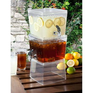 lot 4079 image: Creative Bath Stackable Beverage Dispenser