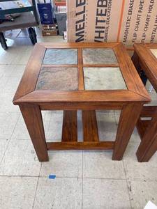 lot 7002 image: tile top side table