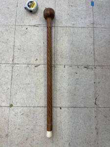lot 7011 image: hand carved cane