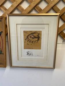 lot 8006 image: bear print picture