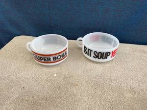lot 44637 image: glasbake soup bowls