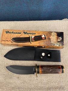 lot 44772 image: NEW Chickasaw warrior