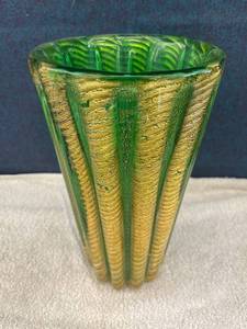 lot 44846 image: cordonato oro barovier & todo vase