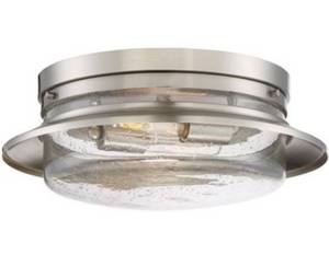 lot 7 image: Designers Fountain 91521-SP Dover 2 Light Flush Mount
