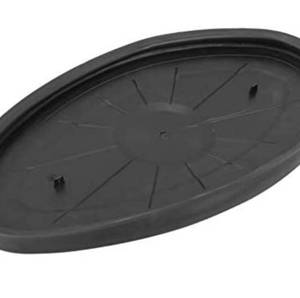 lot 21 image: Dilwe Deck Hatch Cover, Plastic Waterproof Round Hatch Cover 17.5 x 10.2 x 1, Deck Inspection Plate for Marine Boat Kayak Canoe Boat