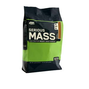 lot 50 image: Optimum Nutrition Serious Mass Weight Gainer Protein Powder Vitamin C Zinc and Vitamin D for Immune Support Chocolate Peanut Butter 12 Pound (Packaging May Vary), pack of 2