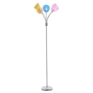 lot 121 image: Hampton Bay 67 in. 5-Arm SilverPainted Floor Lamp