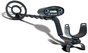 lot 123 image: Bounty Hunter TK4 Tracker IV Metal Detector, 8-inch Waterproof Coil Detects, Black (B00005A3L1)