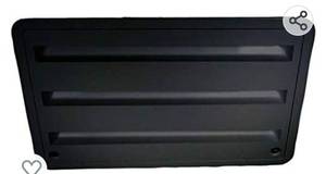 lot 161 image: DOMETIC 3316941.005 - Upper and lower refrigerator side access grille - black