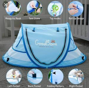 lot 215 image: goodborn portable baby tent