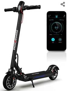 lot 248 image: Electric scooter - foldable - adult size , motor sin escobillas de 300 W con neum�ticos neum�ticos neum�ticos de 8.5 inches , 3 speeds, 19 MPH, 18 millas, freno de disco y ABS, para adultos y ni�os, Hurtle HURES18-M5