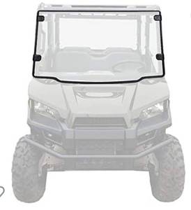 lot 258 image: HJSIUTV Full Front Windshield Replacement for Polaris Ranger 2015-2021 Midsize 570 500 Crew EV ETX Scratch Resistant 14 Thick PMMA