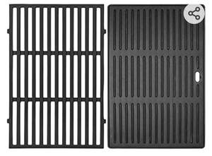 lot 260 image: 7638 - 17.5 Cast Iron Griddle and Cooking Griddle Replacement Parts for Weber Spirit 300310320 Series, Spirit 700, Genesis Silver Gold Platinum BC, Genesis 1000-3500, Weber 900