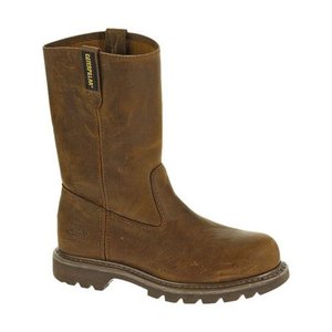 lot 268 image: CAT Footwear Revolver Steel Toe - Dark Beige 8(M) Revolver Steel Toe Womens Work Boot
