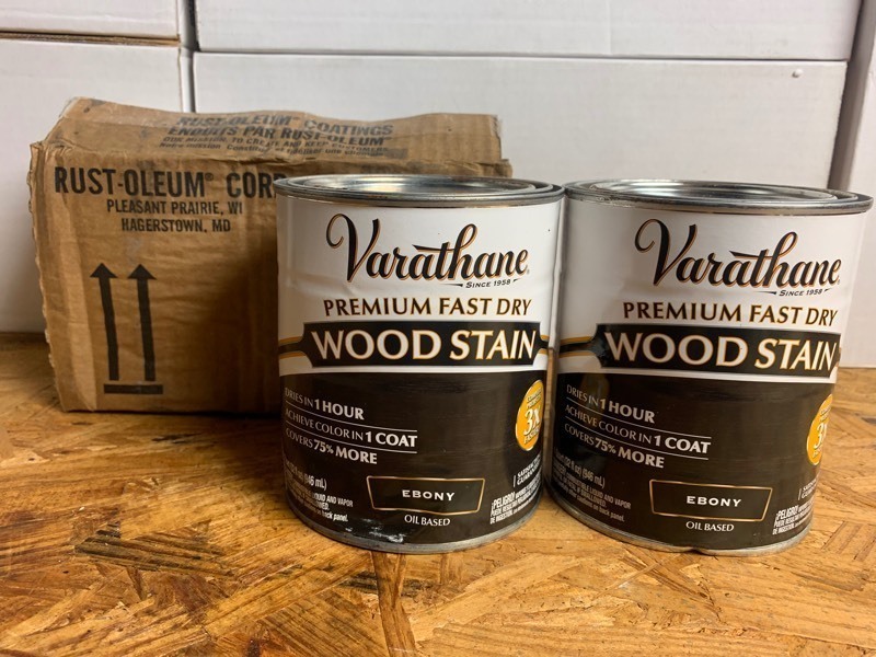 lot 150 image: 2 Quarts of Rust-Oleum Premium Fast Dry Wood Stain
