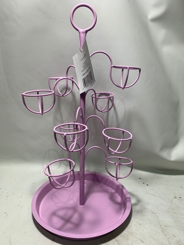 lot 172 image: 15.5 Purple Eight Egg Tray Holder