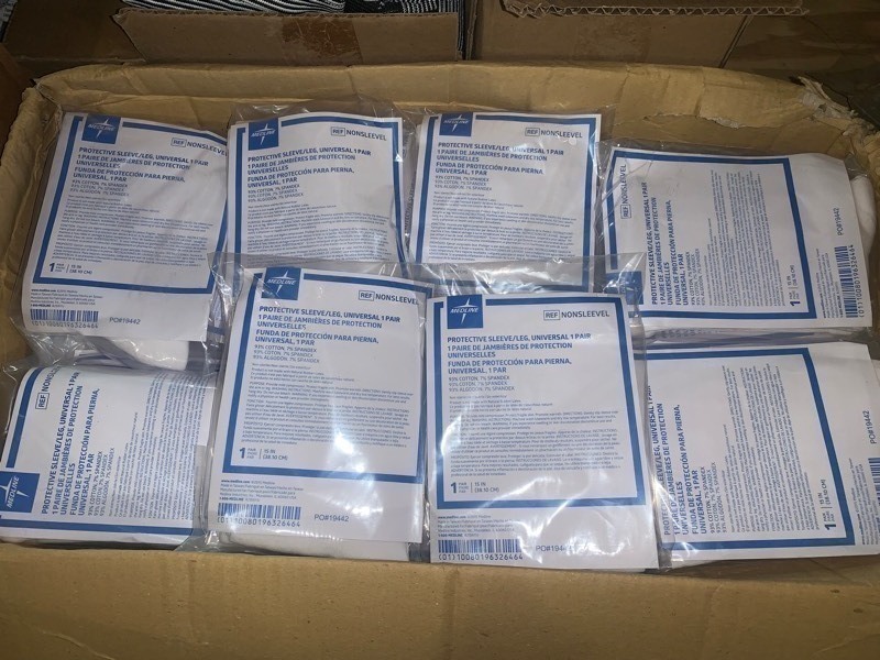 lot 207 image: 10 New 15 Medline Protective Sleeve