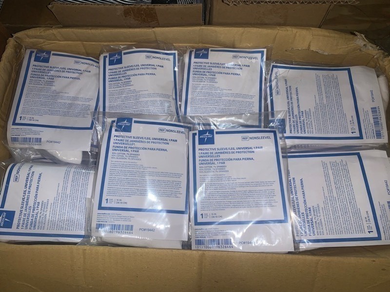 lot 208 image: 10 New 15 Medline Protective Sleeve
