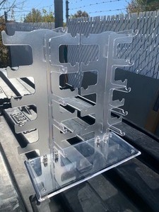 lot 3 image: Clear Translucent 10 Unit Sunglasses Display Holder