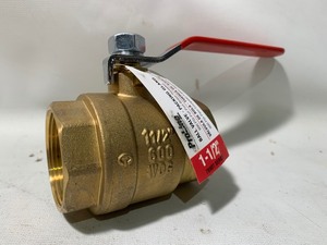 lot 30 image: 1 New Proline 1-12 7609T Series Full Port Brass Ball Valve