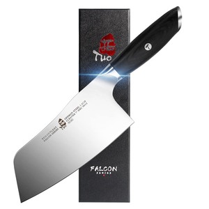 lot 21 image: Tuo Cutlery Falcon Series German Steel 7 Cleaver