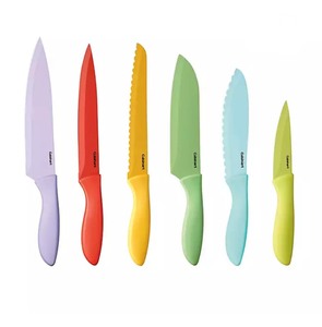 lot 23 image: New Cuisinart Advantage 12pc Ceramic Coated High Quality Stainless Steel Knife Set