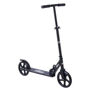 lot 39027 image: HALO Rise Above Supreme Big Wheel Scooter - Black - Designed For All Riders Adults Teens Tweens Children (Unisex) Commuting made easy