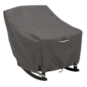 lot 39032 image: Classic Accessories Ravenna Water-Resistant 27.5 Inch Patio Rocking Chair Cover