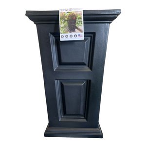 lot 39041 image: Mayne Whydham 24 Tall Column Planter Black (5929-B)