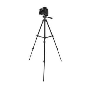 lot 39053 image: Onn 52 Aluminum CameraSmartphone Tripod Adjustable Height Light Weight w Mounts for SLRCameraSmartphoneGoPro