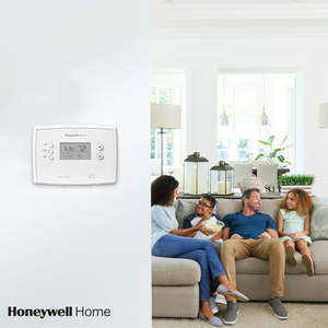 lot 39073 image: Honeywell Home 1-Week Programmable Thermostat for Heat and Cool White