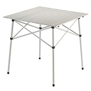 lot 39077 image: Coleman Outdoor Folding Table  Ultra Compact Aluminum Camping Table, White (B005G0XFEM)