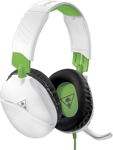 lot 39083 image: Turtle Beach - Recon 70 Wired Surround Sound Ready Gaming Headset for Xbox One and Xbox Series XS - WhiteGreen