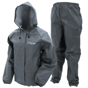 lot 39090 image: Frogg Toggs Ultra-Lite2 Waterproof Breathable Rain Suit Jackcet Adult Mens, LXL, Black