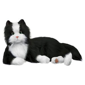 lot 25821 image: Joy for All - Companion Pet Cat - Tuxedo