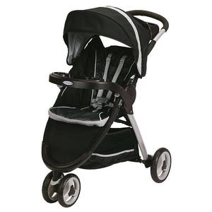 lot 25840 image: Graco FastAction Sport Stroller & SnugRide Click Connect 35 Car Seat Travel System