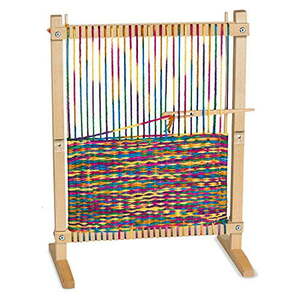 lot 25842 image: Melissa & Doug Wooden Multi-Craft Weaving Loom (Arts & Crafts Extra-Large Frame Frustration-Free Packaging Great Gift for Girls and Boys - Best for 6 7 8 Year Olds and Up)