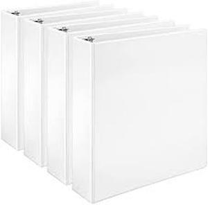 lot 25803 image: 3 Inch White Binders - Set of 11