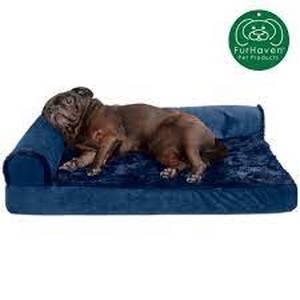 lot 25832 image: Furhaven Pet Products Blue Animal Bed